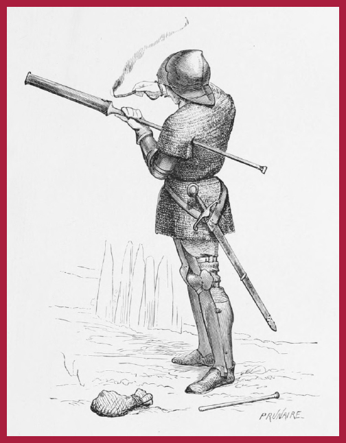 man holding a rifle gun